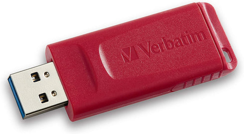 Verbatim 128GB 98525 Store 'N' Go USB Flash Drive, Red