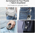 Dienspeak 1080P 32GB 0.96" Mini Digital Camera, HD Tiny Retro Keychain Camera with Card, Screen & OTG Adapter, Vintage
