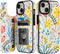 HAOPINSH iPhone 15 Wallet Case, Floral PU Leather Folio with Card Holder, Kickstand, Shockproof, 6.1" for Women & Girls.