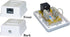 Cat6 1 Port Surface Mount Box, RJ45 Unshielded Female Port, White, with Cable Tie
