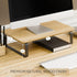 Beautiful Wooden Monitor Stand for Desk - Sturdy Stand Rises Your Monitor to the Perfect Ergonomic Level - Sleek