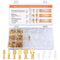 600 Pcs 2.8mm 4.8mm 6.3mm Male and Female Wire Spade Connectors and Insulating Sleeve Kit, Car Audio Speaker Bullet