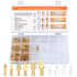 600 Pcs 2.8mm 4.8mm 6.3mm Male and Female Wire Spade Connectors and Insulating Sleeve Kit, Car Audio Speaker Bullet