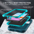 for iPhone 11 Case, Military Grade 3 in 1 Heavy Duty Shockproof/Dust Proof with 2Pcs Tempered Glass Screen Protector