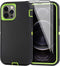 iPhone 12 Pro Max Case 6.7" with 2 Screen Protectors, Full Body Rugged Heavy Duty Military Grade Shockproof Protection