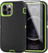 iPhone 12 Pro Max Case 6.7" with 2 Screen Protectors, Full Body Rugged Heavy Duty Military Grade Shockproof Protection