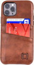 Dockem Wallet Case for iPhone 11 Pro - Built-in Metal Plate for Magnetic Mounting & 2 Credit Card Holder Slots