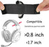 RUKUHOT Cute Cat Ears Headphone Attachment - Adjustable Design for Logitech G PRO, HypreX Cloud Headphones, Black