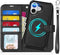 TUCCH 2-in-1 Detachable Wallet Case for iPhone 17 (6.3-inch) 2025, Wireless Charging |