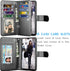 Tekcoo Galaxy A20E Case, Galaxy A10E Wallet Case, Luxury PU Leather Flip Cover with Detachable Magnetic Hard Case