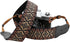Padwa Lifestyle Mystic Grey Embroidered Camera Strap, Double Layer Cowhide Ends, Adjustable Vintage Neck Strap