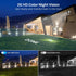 Wireless Outdoor Security Cameras, Battery Powered, AI Motion Detection, 2K Color Night Vision, 2-Way Talk