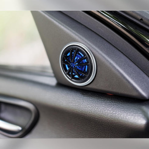 ACROPIX High Frequency Stereo Tweeters Audio Speaker for Car Truck Plastic - Pack of 2 Blue