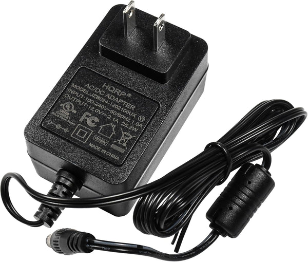 HQRP 12V AC Adapter Compatible with Seagate 3TB SRD00F2 ST3200823A-RK External Hard Drive + Euro Plug Adapter