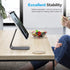 OMOTON Adjustable Tablet Stand for Desk - T2 Tablet Holder with Longer Arms for iPad Pro/Air/Mini, Black