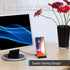 tzumi Multi-Angle Folding Desktop Wireless Charging Pad - Qi Fast Wireless Charger for iPhone X, 8, and Android Devices