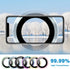 iPhone 15 & 15 Plus Camera Lens Protector - 9H Tempered Glass, Anti-Scratch, Shockproof Metal Ring, 2 Lens Covers.