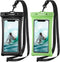 CACOE 2 Pack Floatable Universal Waterproof Phone Case Up to 7.0" with Adjustable Neck Lanyard, IPX8 Dry Bags for Beach
