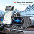 Upgraded 3-in-1 Car Phone Holder Mount, Powerful Suction for Dashboard, Air Vent, Windshield, for All Phones