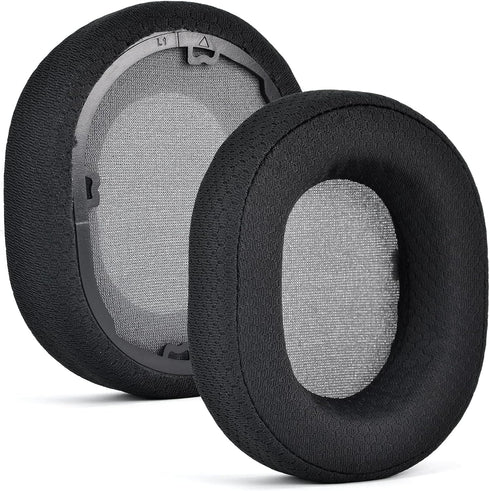 Defean Replacement Earpads for Corsair HS65 HS55 - High-Density Noise Cancelling Foam Cushions (Black Fabric)