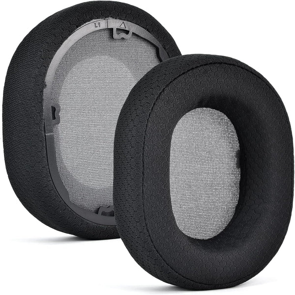 Defean Replacement Earpads for Corsair HS65 HS55 - High-Density Noise Cancelling Foam Cushions (Black Fabric)