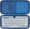Hard Case for Logitech Pebble Keys 2, K380s, K380, K810, K811 Bluetooth Wireless Keyboard, Classic Blue.