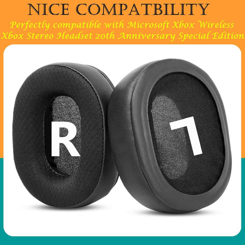 TaiZiChangQin Ear Pads Ear Cushions Headband Replacement Compatible with Microsoft Xbox Wireless Xbox Stereo Headset 20th Anniversary Special Edition Headphone Earpads