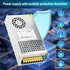 BOSYTRO 12V 50A 600W AC110V/220V 12 DC Switching Power Supply, Universal Regulated Switching (SMPS), Volt Power Supply