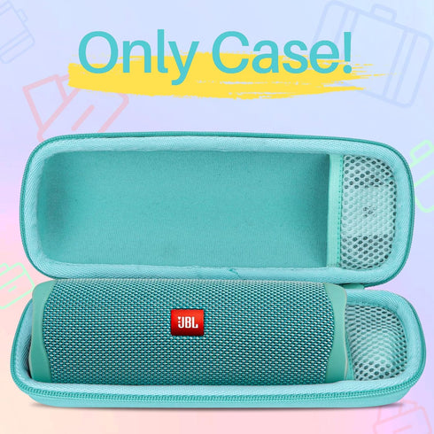 Hard Case Compatible with JBL Flip 6 Flip 5 Flip 4 Waterproof Portable Bluetooth Wireless Speaker (Teal Case)