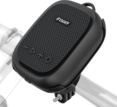 Inwa Portable Bluetooth Speaker for Bike, IP67 Waterproof Wireless Traveling Bicycle Speakers, TWS