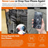 DINALLE Cell Phone Lanyard Anti-Theft Phone Tether - Retractable Steel Line, Locking Magnetic Closure, Universal Anchor