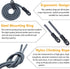 Camera Shoulder Strap Climbing Rope Neck Strap for Mirrorless and DSLR Cameras with Lens Cap Keeper