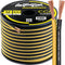 Install Link 12 AWG Speaker Wire Cable (100 Feet) for Stereo, Car or Home Theater, CCA