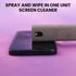 2 Pcs Screen Cleaner Kit, 3-in-1 Touchscreen Mist Cleaner Spray Bottle Tool & Microfiber Cloth