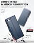 TUCCH Wallet Case for iPhone SE 2022/SE2, iPhone 8/7, PU Leather Credit Card Holder, Dark Blue