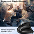Stylish Ergonomic Optical Wireless Mouse, Rechargeable 2.4G Vertical Mice, Cordless with USB Receiver, 800/1200/1600