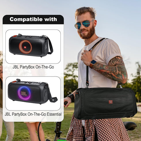TXEsign Speaker Cover for JBL PartyBox - On-The-Go and On-The-Go Essential Portable Bluetooth Speaker Case