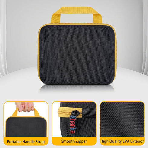 khanka Hard Travel Case for KODAK Mini Shot 3 ERA/Mini Shot 3 Retro, Case Only (Yellow)