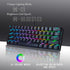 Bangsanth 60% 26-Mode 61-Key, Mechanical Keyboard, Mechanical Gaming Keyboard with Blue Switches and Dynamic RGB