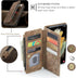 UEEBAI Wallet Case for Samsung Galaxy S21 Ultra 5G, Handmade PU Leather with Card Slots, Vintage Brown