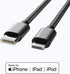 Apple MFi Certified 4FT USB C to Lightning Cable (Black) for iPhone X/XS/XR/XS Max/8/8 Plus, compatible with Type C