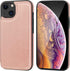 OT ONETOP 13 6.1 Inch(Rose ONETOP Compatible with iPhone Wallet Case with Card Holder, PU Leather Kickstand Card Slots