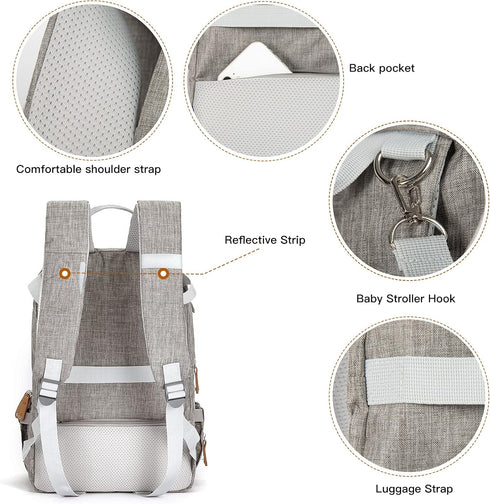 Backpack Backpack 13 Inch MOMIGO Breast Pump - Cooler and Moistureproof Bag Double Layer for Mother Outdoor Working