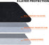 RAINYEAR 15.6 Inch Laptop Sleeve Case for 15.6" Notebook, Handbag with Handle Strap, Waterproof Cover - Black