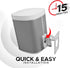 Play 1 Wall Mount, White, Adjustable Swivel & Tilt Mechanism, Compatible with Sonos Play:1 Only, Mounting Bracket