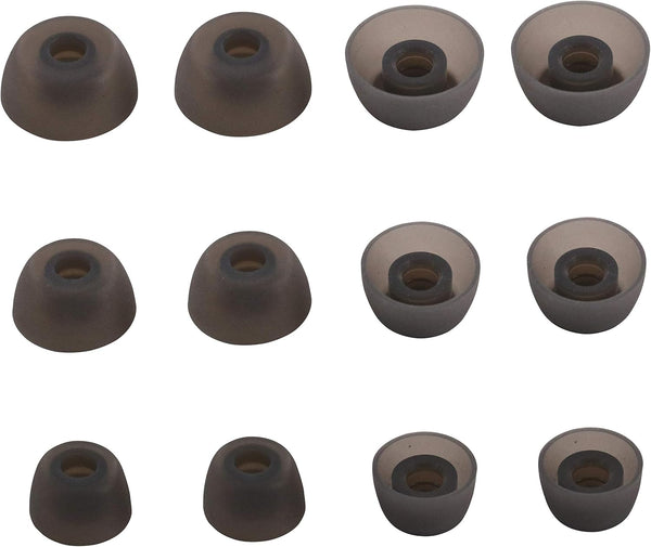 ALXCD Eartips for Galaxy Buds Headphone, S/M/L 6 Pairs Silicone Earbud Tips, Fit for Galaxy Buds SM-R170, Gray