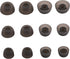 ALXCD Eartips for Galaxy Buds Headphone, S/M/L 6 Pairs Silicone Earbud Tips, Fit for Galaxy Buds SM-R170, Gray