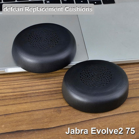 Evolve2 75 Ear Pads - Defean Replacement Ear Cushion Compatible with Jabra Evolve2 75 PC Wireless Headset