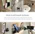 Universal Mirror Shower Phone Holder, Multi-Directional Dual 360 Degree Rotating Wall Mount Stand for Tiktok Youtube