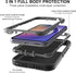 Samsung Galaxy A54 5G Case, 3 in 1 Full Body Shockproof Heavy Duty Protection with 2-Pack Tempered Glass Protectors